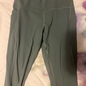 Lululemon Athletica Aline high rise pant with pockets grey eucalyptus Leggings